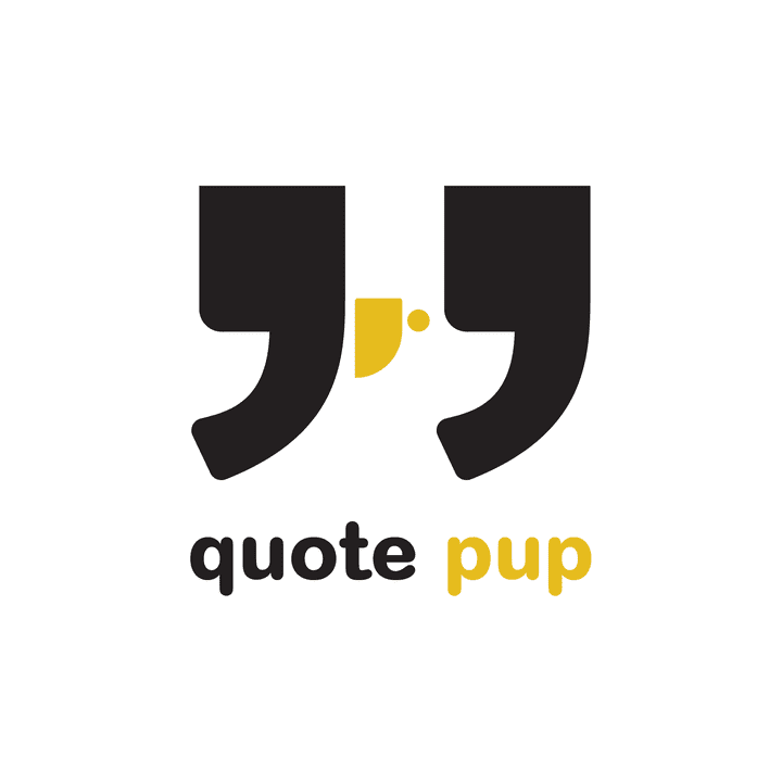 Quote pup logo