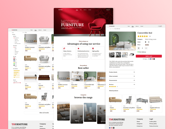 Thurniture website