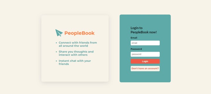 PeopleBook - موقع للتواصل الاجتماعي