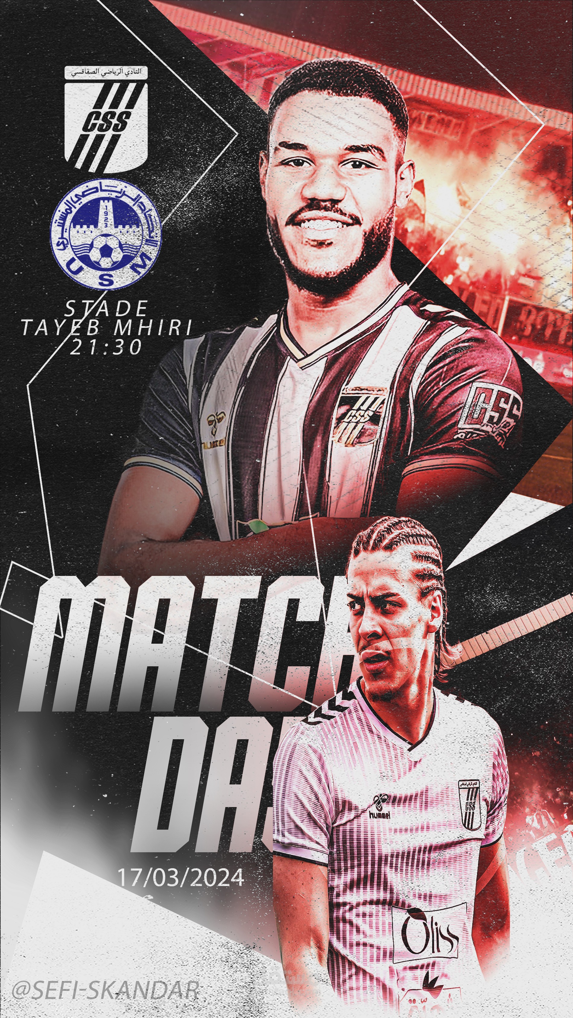 Affiche match football