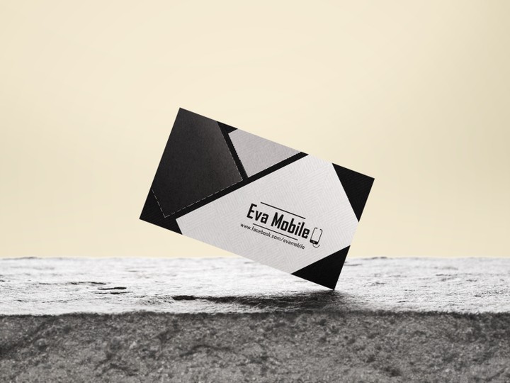 Business Card Design - Mobile shop