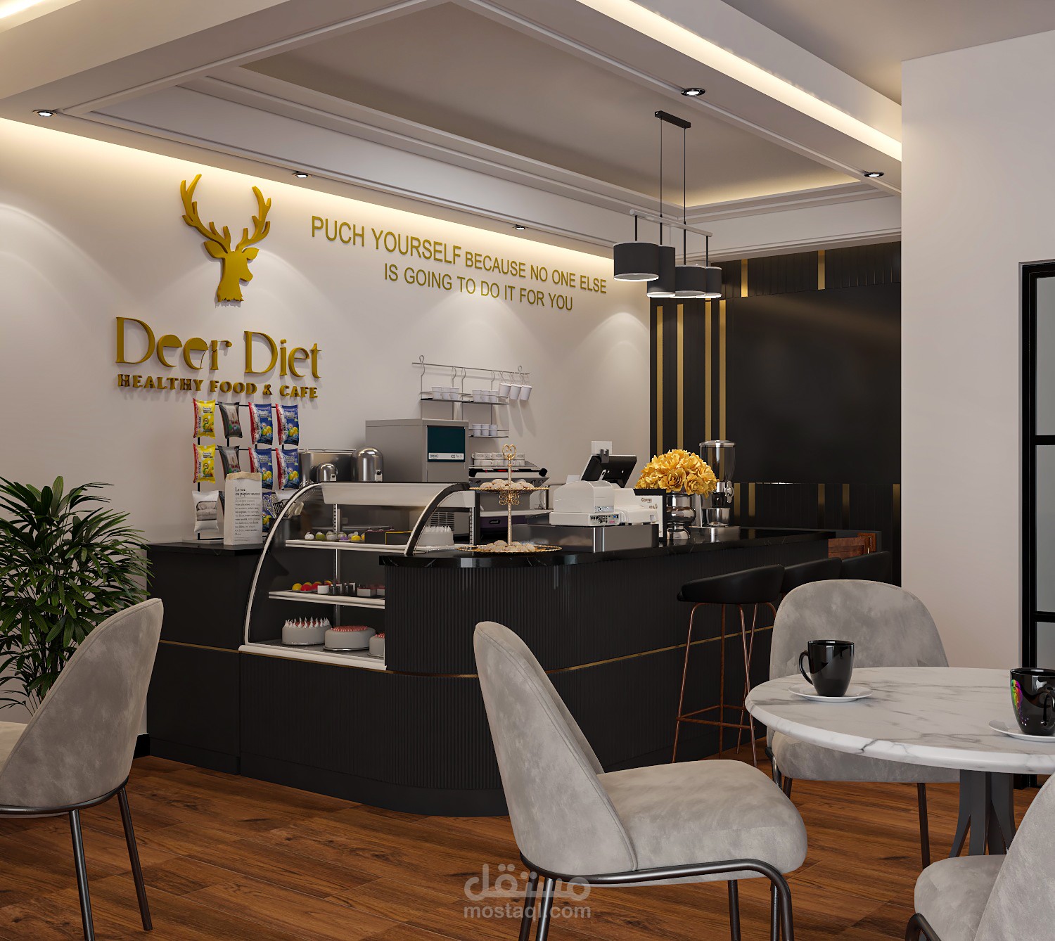 تصميم بوث Deer& Diet