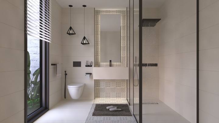 modern bathroom-Dubai-UAE