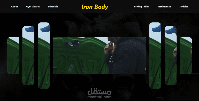 موقع Iron body للجيم