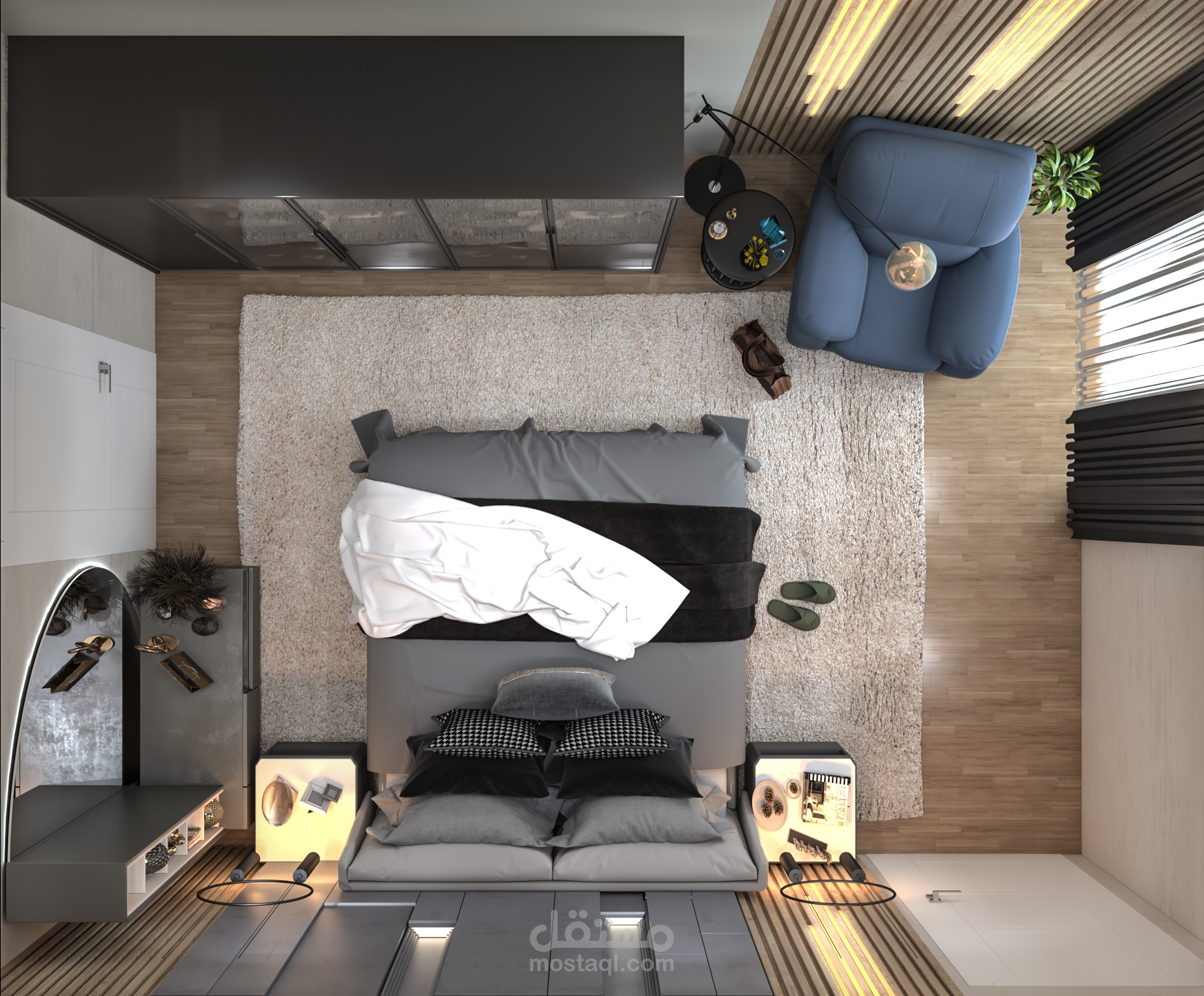 Modern Master Bedroom