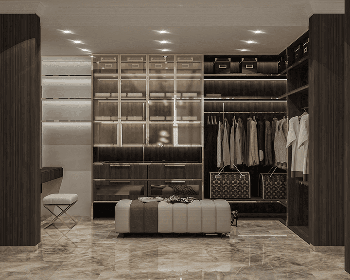 تصميم غرفة ملابس Dressing Room