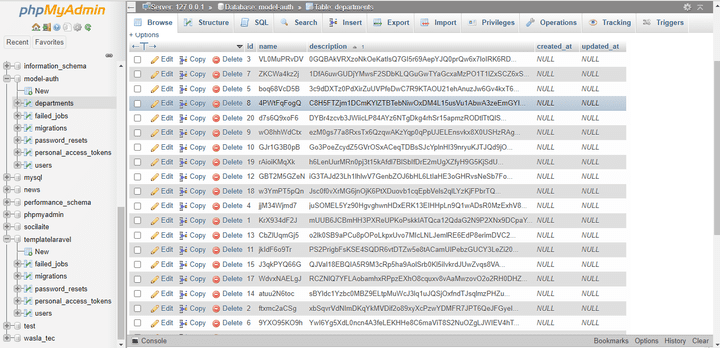 قاعدة بيانات MySql