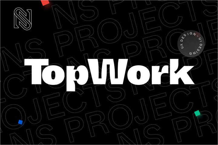 TopWork- تصميم واجهات المستخدم لمنصة
