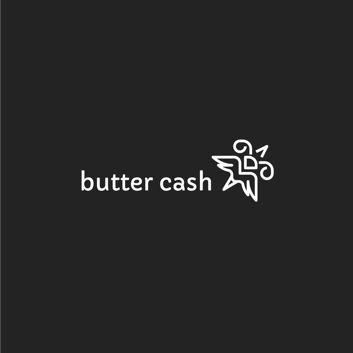 Buttercash logo design , Cryptocurrency trading company