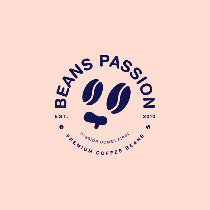 BEANS PASSION logo design - شعار لشركة صناعة بن