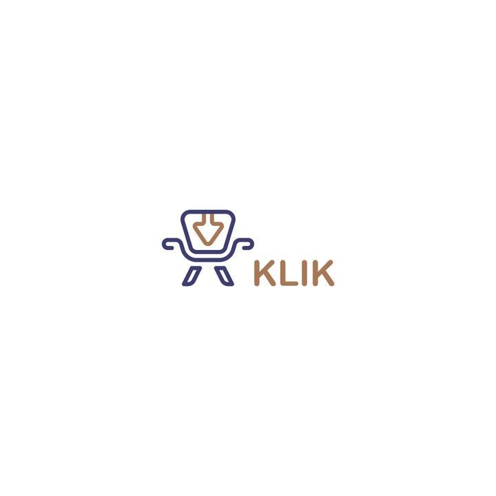 Klik Saudi furniture company logo option 3