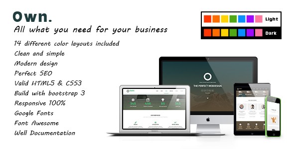 Own - Multipurpose OnePage Template