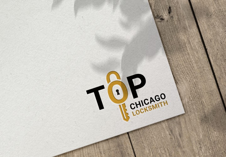 The visual identity of the "Top Chicago Locksmith" Company