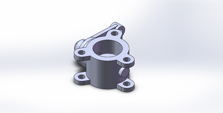 3D design for butterfly valve