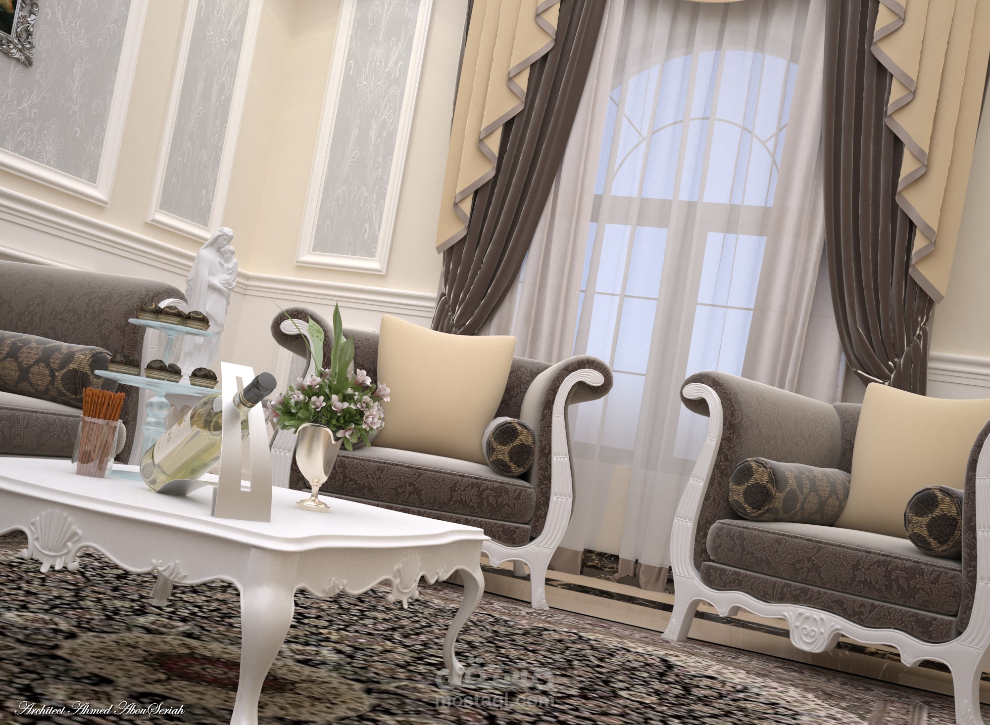 تصميم داخلي ل فيلا خاصه