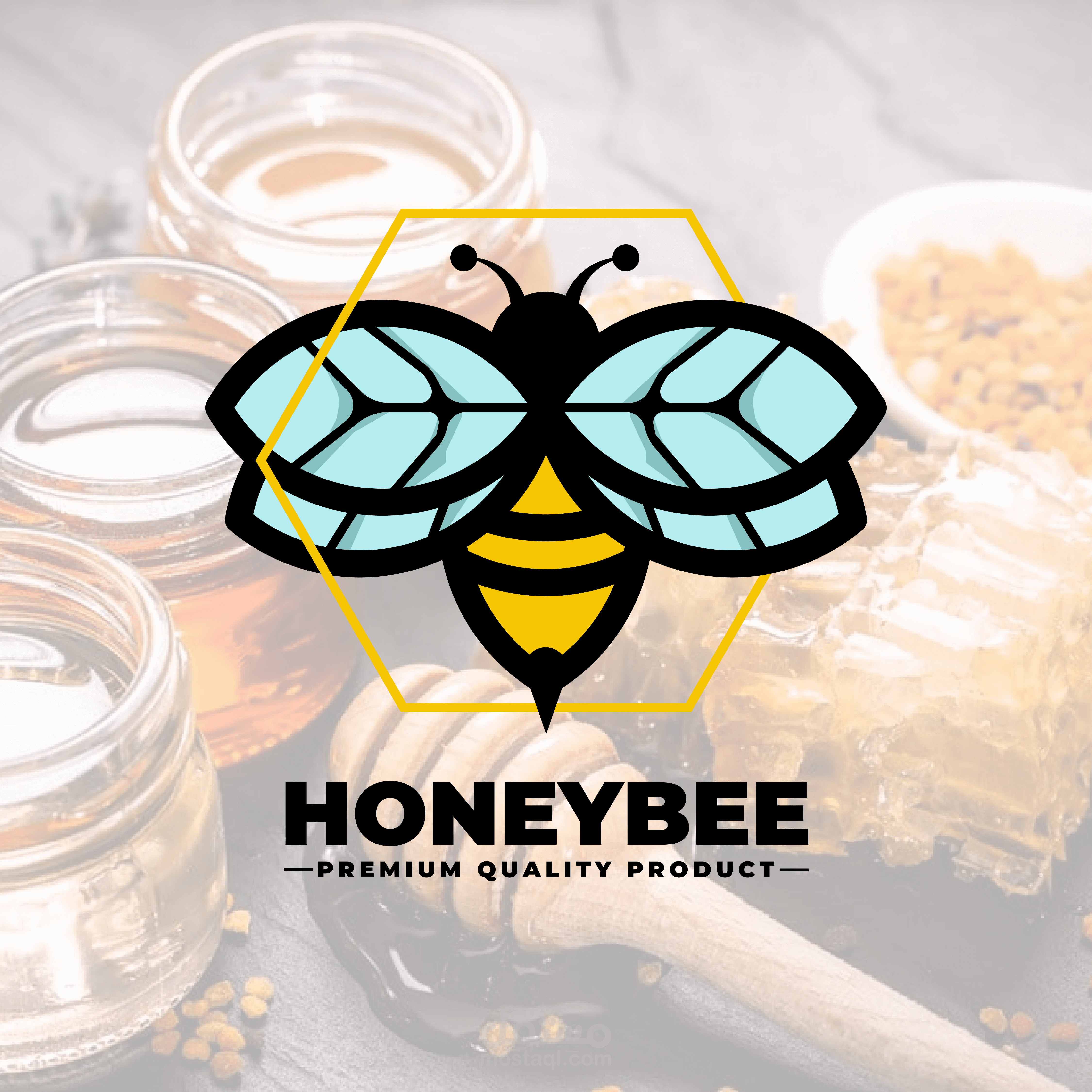 Honeybee logo design