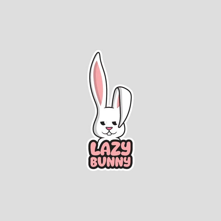 lazy bunny