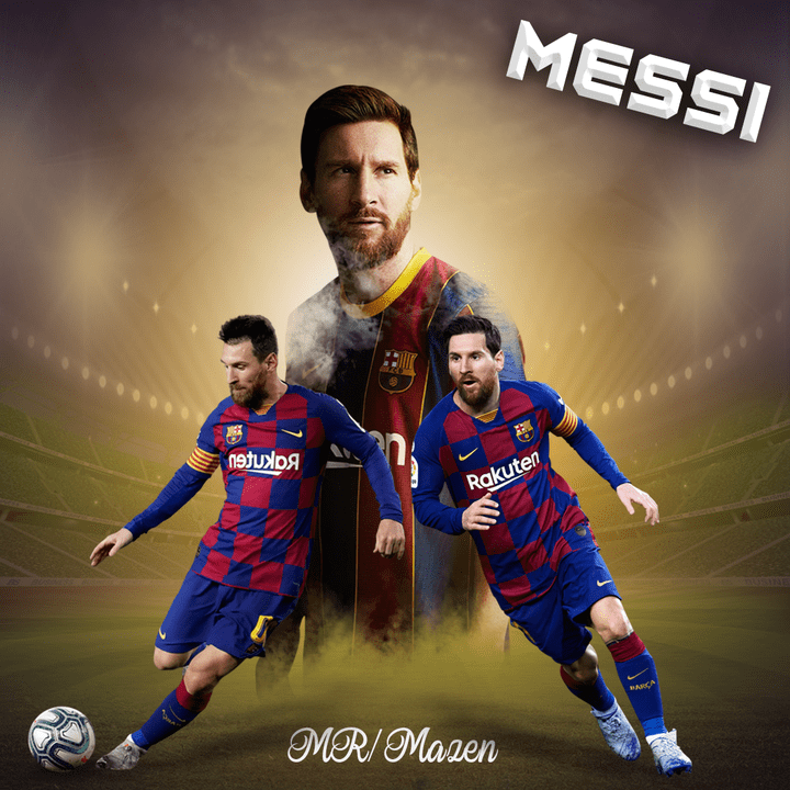 messi poster