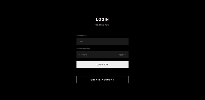 Log in, create a new account, and retrieve your password