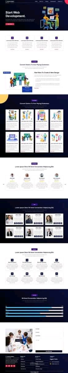 Landing page amazing design