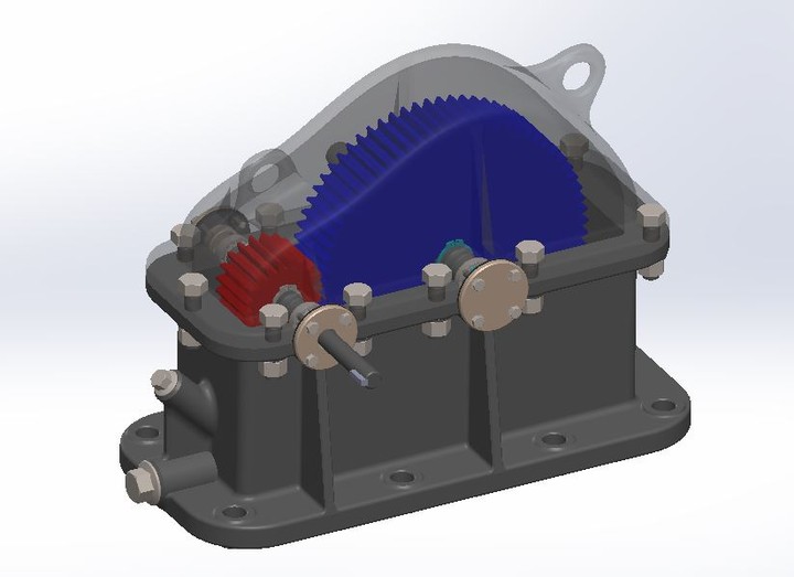 Gear-box (one-stage)