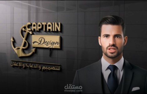 انشاء دعاية خاصة بخدماتي Captain Design  بمساعدة الذكاء الاصطناعي