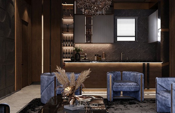 Luxury Modern men majles design | مستقل