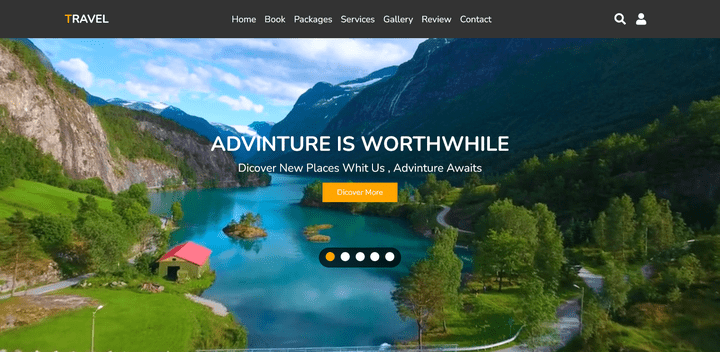 travel website