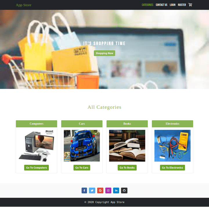 Shopping-Cart / متجر الكترونى باستخدام Html &CSS &JavaScript