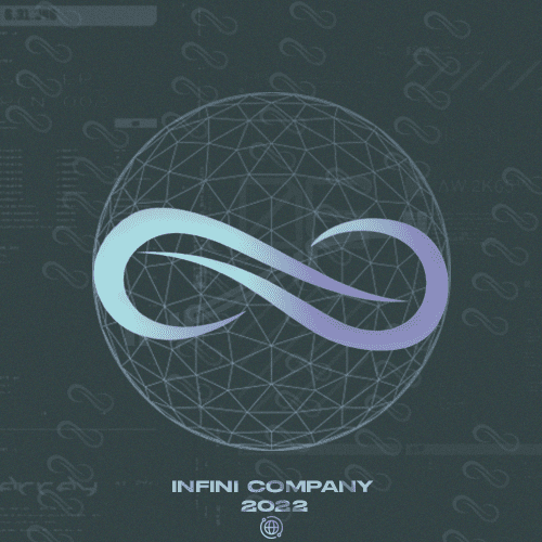 infini company logo and phone wallpaper