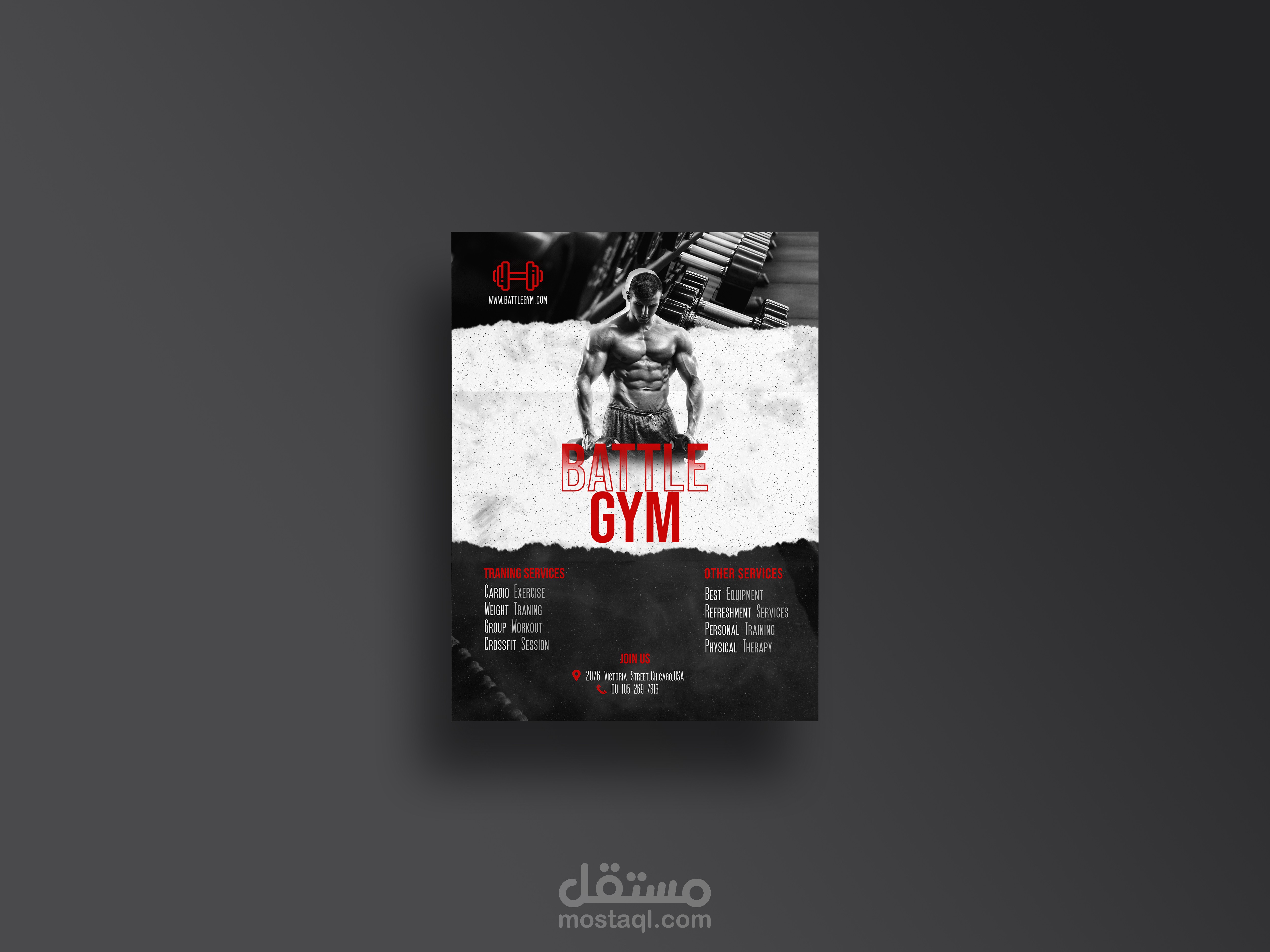 Battle GYM flyer