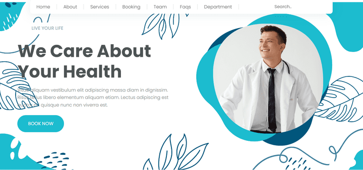 Medical healthcare website