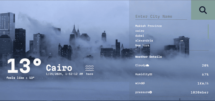 weather web app