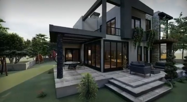 Exterior design of a villa in Cyprus