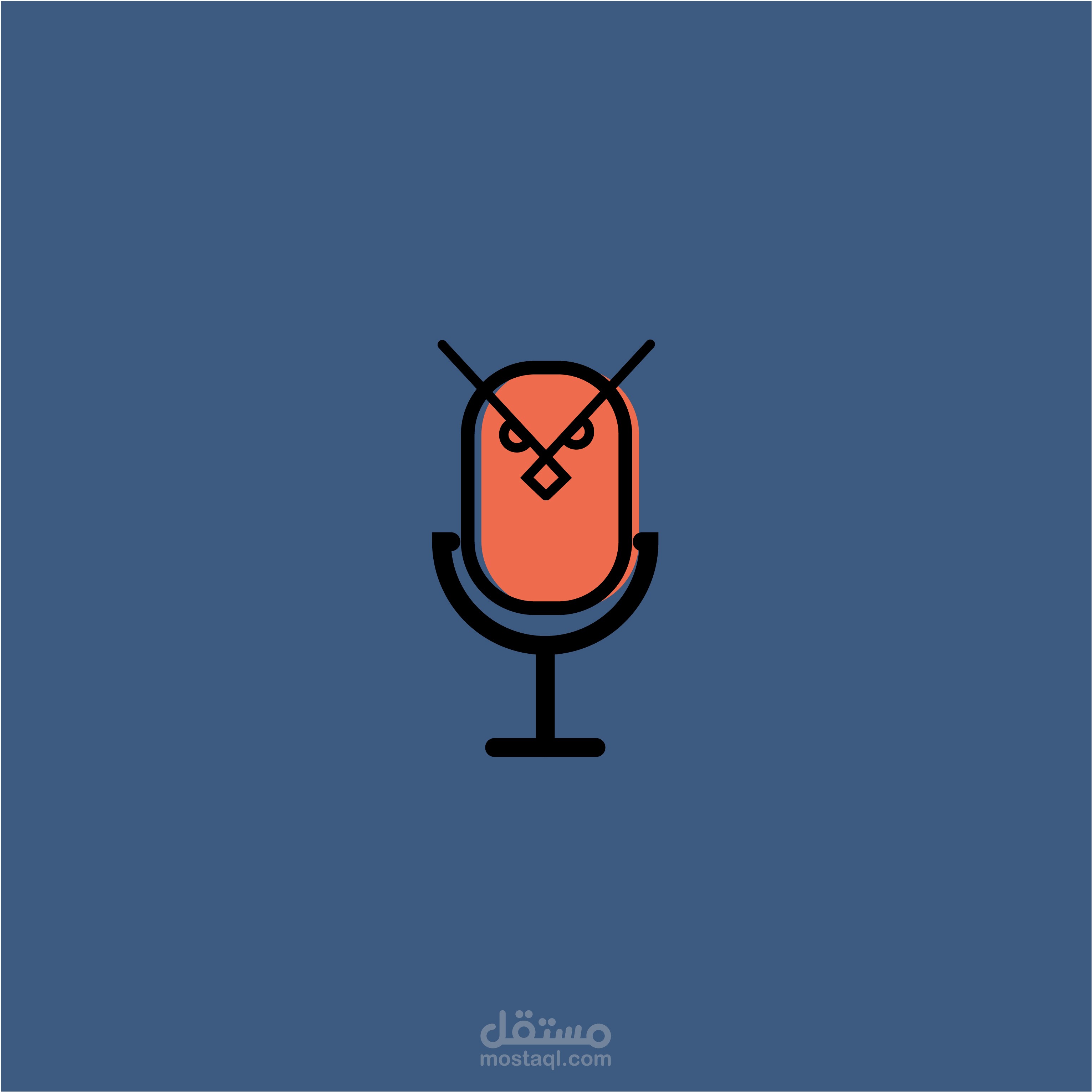 logo podcast owl