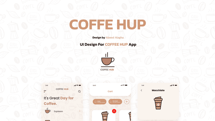 Coffee Hup App Ui Design