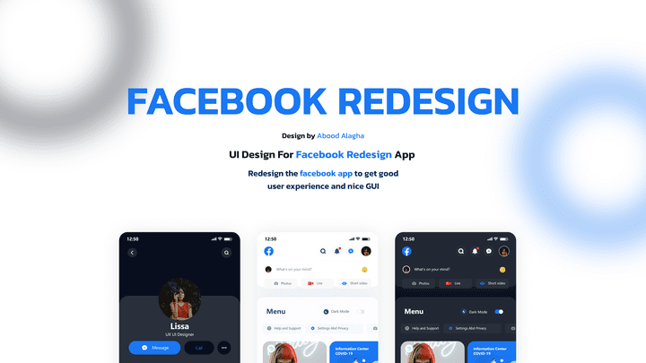 Facebook UI Redesign