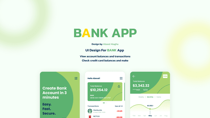 Bank App Ui Design