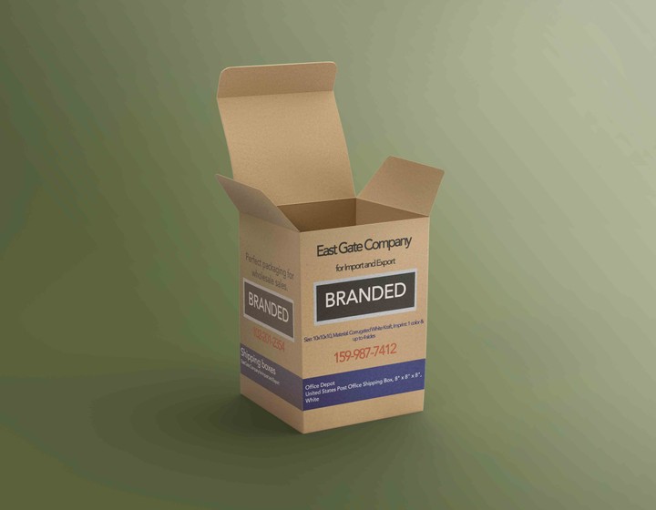 تصميم كرتونة شحن احترافية - Professional shipping carton design