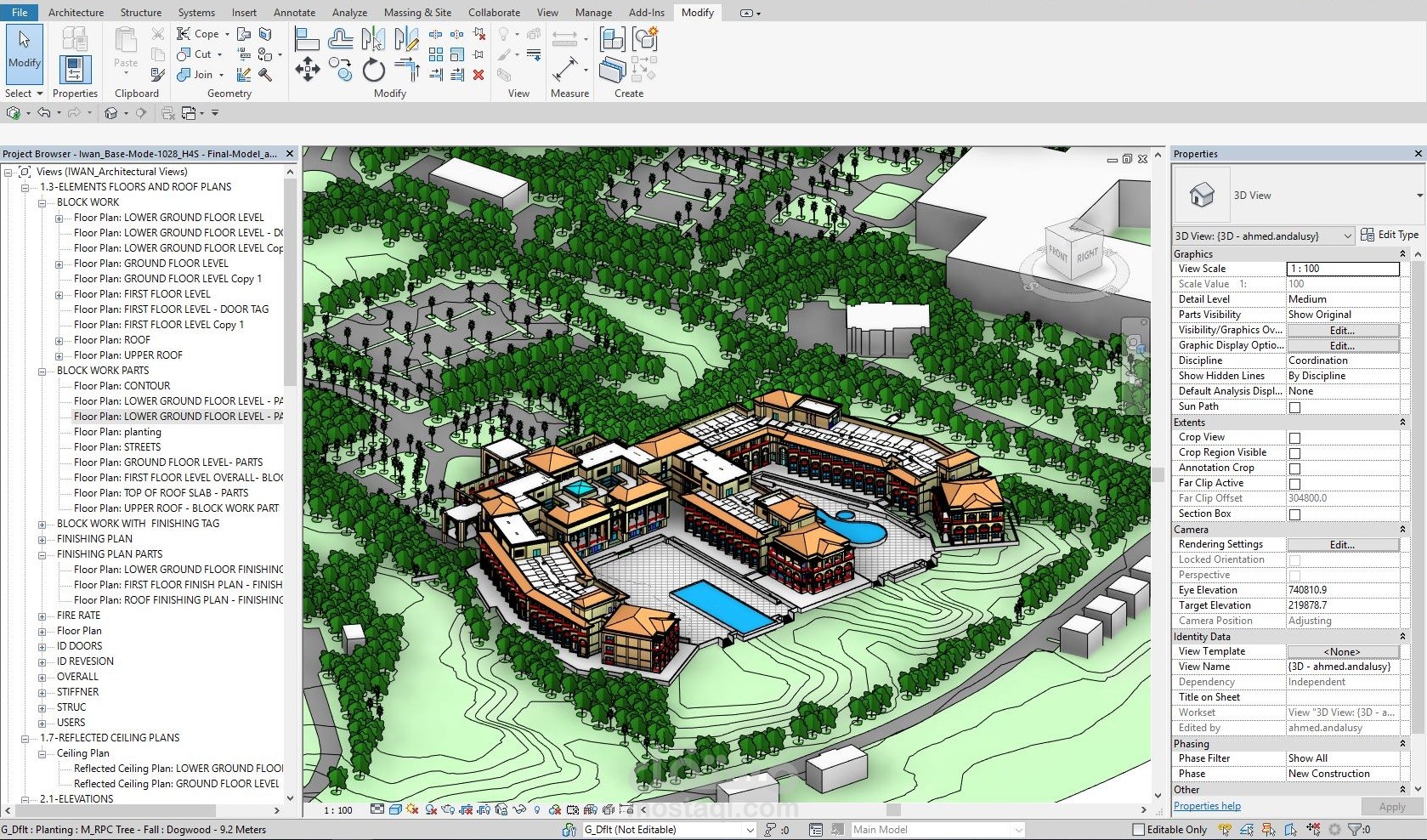 BIM Modeling Samples - LOD500 - (Classic-Islamic-Modern) | مستقل