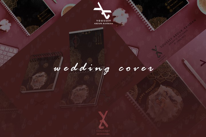 تصميم wedding cover (غلاف البوم افراح)