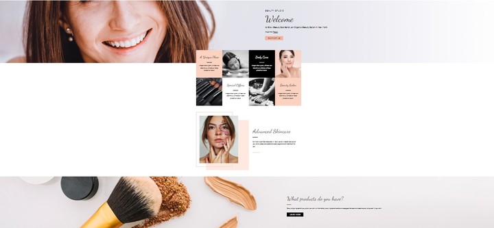 beauty salon website