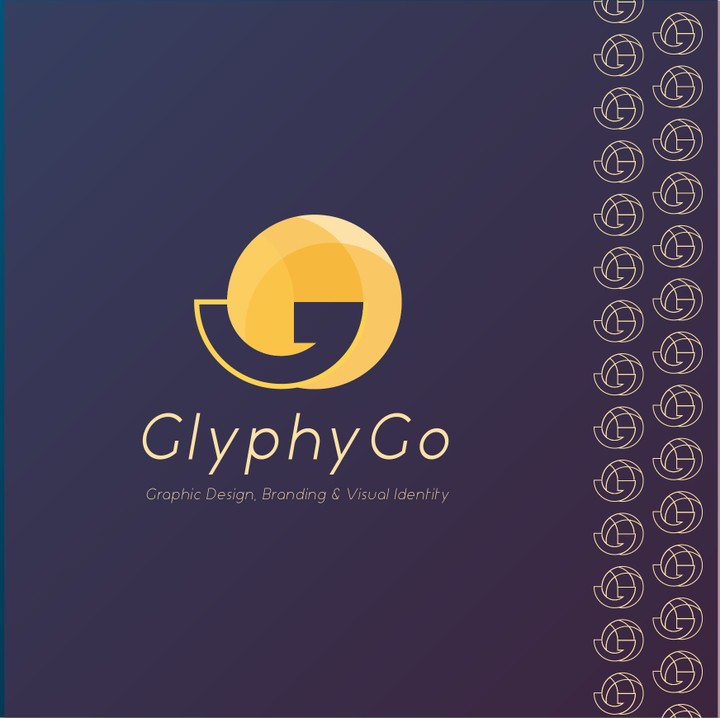 لوغو وهوية بصرية فريق GlyphyGo