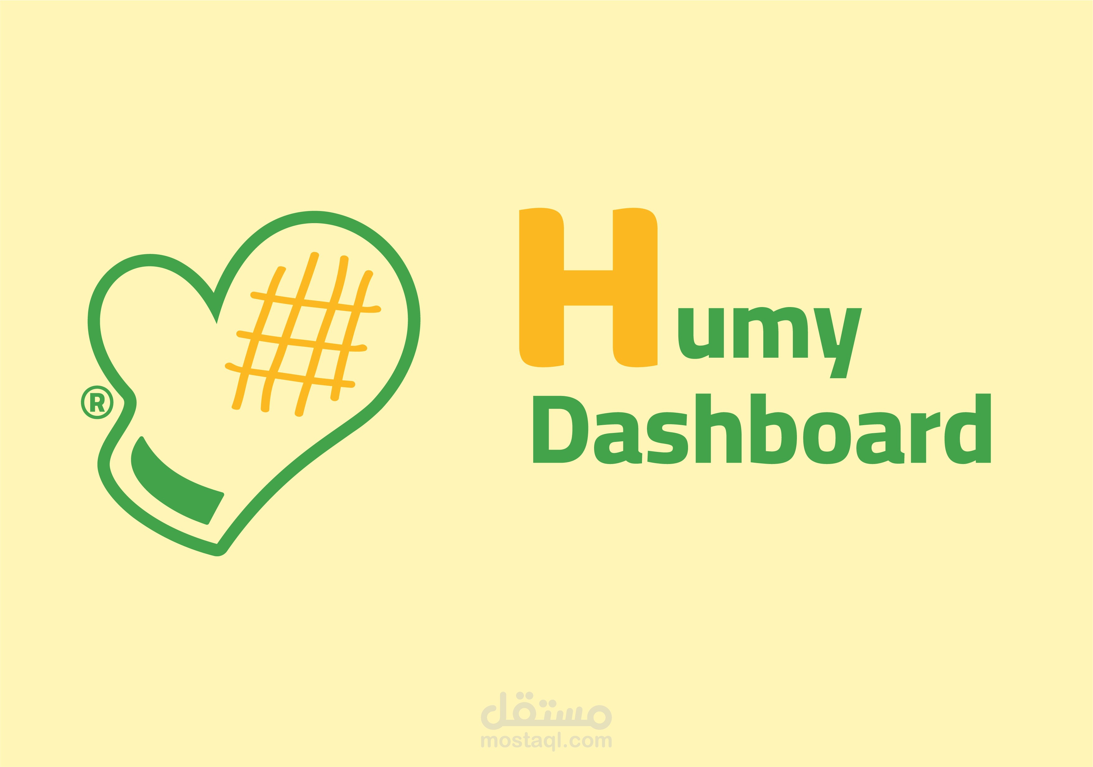 لوحة تحكم لتطبيق Humy