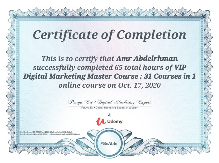 VIP Digital Marketing Master Course