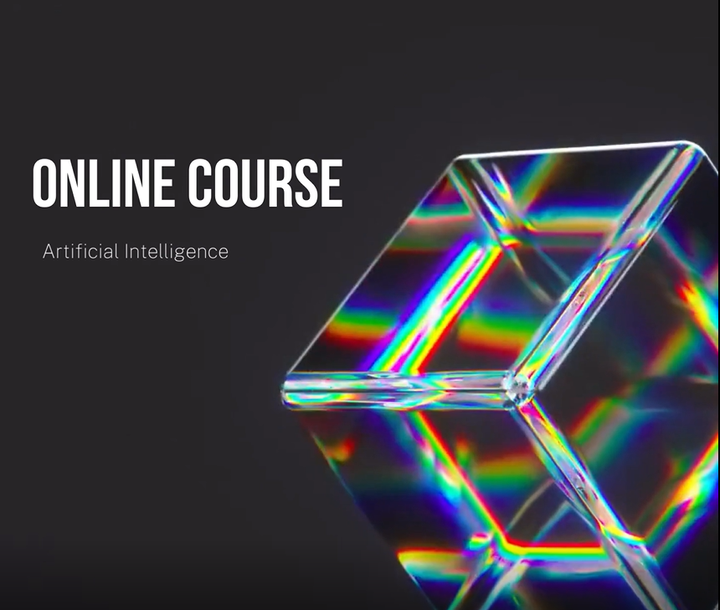 Online Course in Artificial Intelligence 3D Motion Graphics Cube