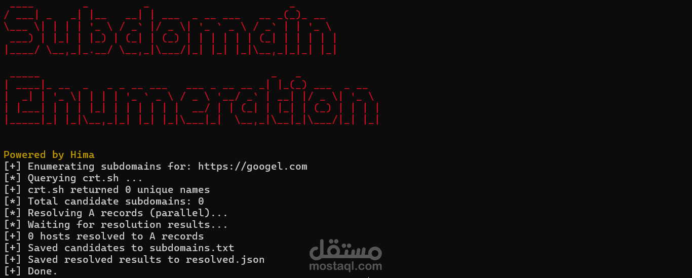 Subdomain Enumeration Tool