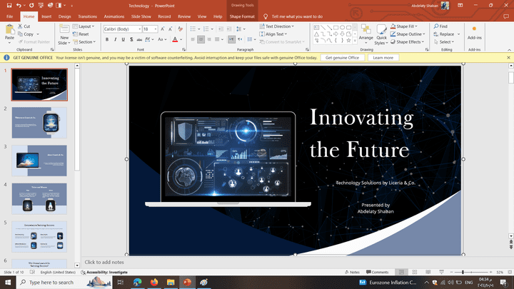 تصميم عروض تقديمية احترافية وجذابة باستخدام PowerPoint