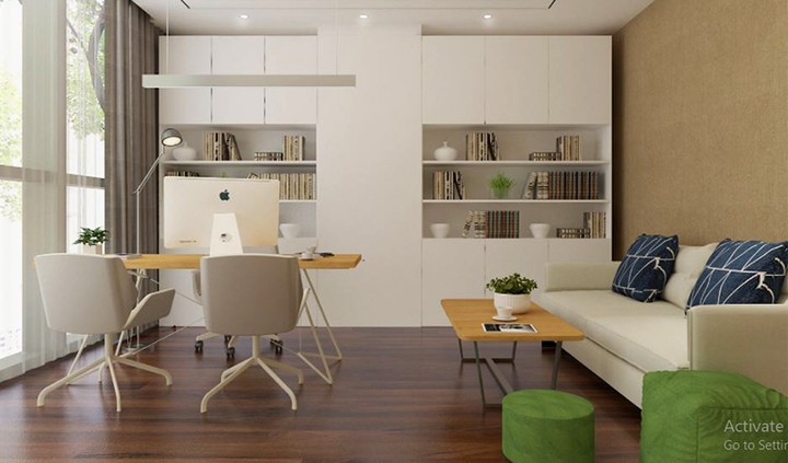 تصميم داخلي لمكتب بمنزل | Home office