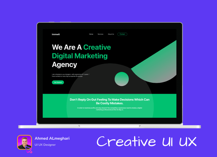 Landing page Digital marketing